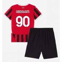 AC Milan Tammy Abraham #90 Domaci Dres za djecu 2024-25 Kratak Rukav (+ Kratke hlače)